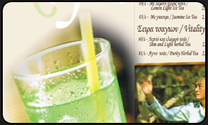 refreshing icetea at cafe sugar
